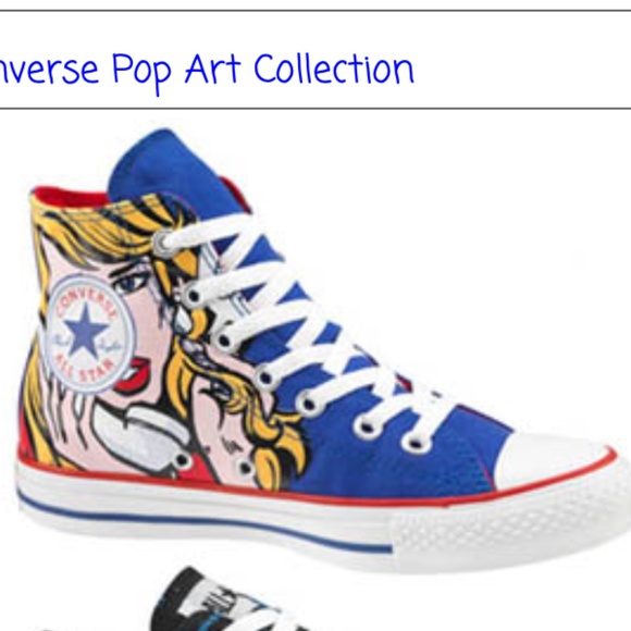 Converse Shoes - PRICE DROP Converse Roy Lichtenstein X Chuck Taylor NWOT PopArt BenDayDot